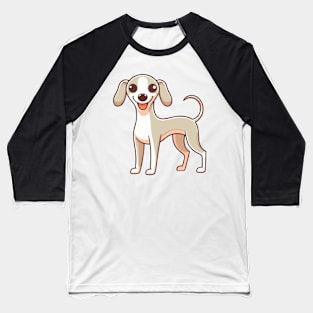 Adorable Italian Greyhound Baseball T-Shirt